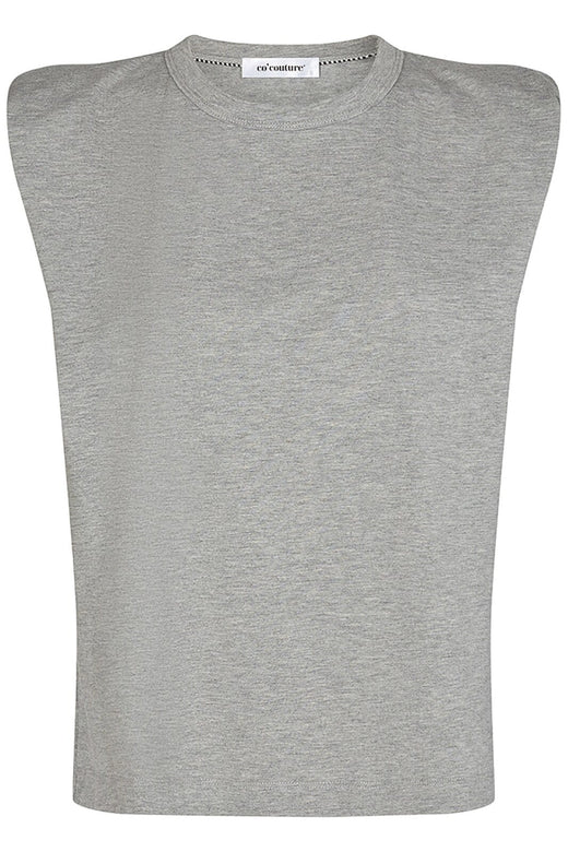 Co´Couture - Eduardacc Tee 93050 - 57 - Grey Melange