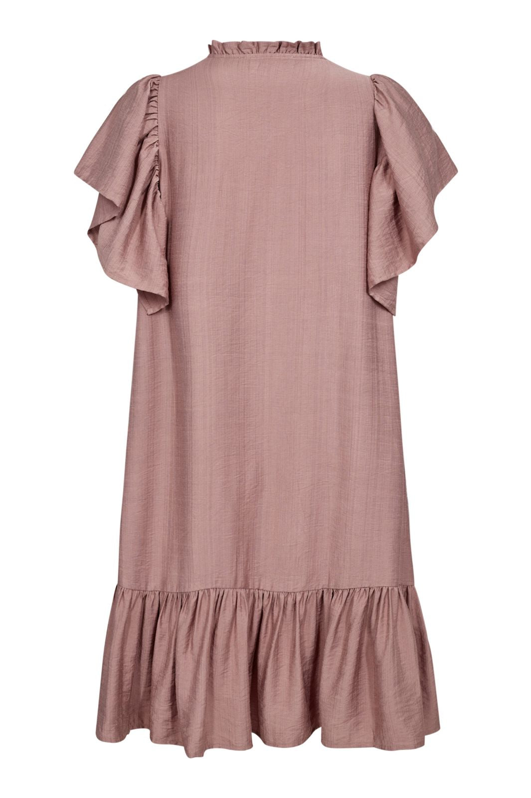 Forudbestilling - Co´Couture - Heracc Crop Ss Frill Dress 36479 - 103 - Old Rose Kjoler 