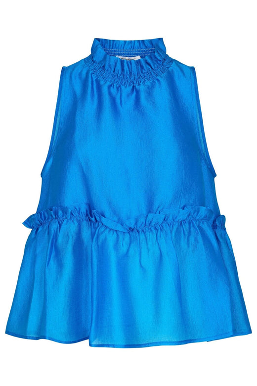 Forudbestilling - Co´couture - Monique Halterneck Top - New Blue - (April) Toppe 