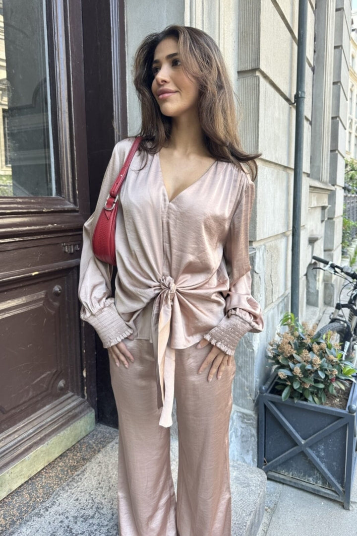 Continue - Karina Satin Wrap 14974 - Sand