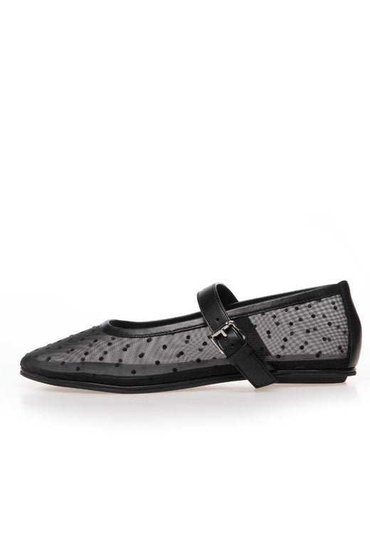 Copenhagen Shoes - Ballerina Net Dots CS8601 - 0001 - Black