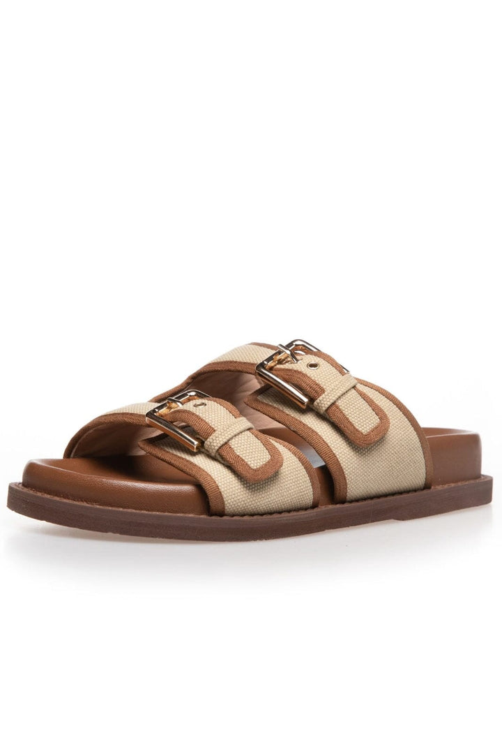 Copenhagen Shoes - The Feeling Canvas CS8574 - 461 - Beige/Cognac