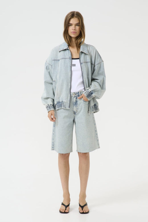 Gestuz - Gzasher Ls Oz Bomber 10910193 - 107575 - Mid Acid Wash