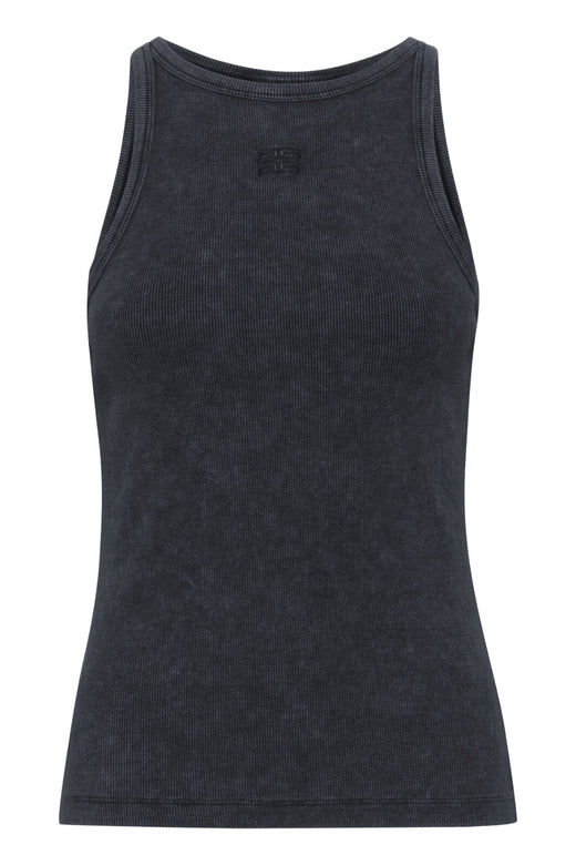 Gestuz - Gzdrew Washed Logo Tank 10910365 - 107858 - Grey Washed