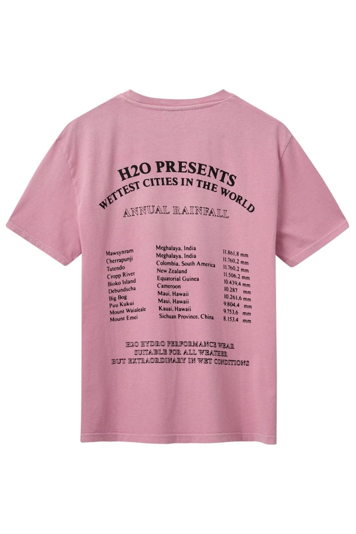 H2O - Kap Dan Tee Print 101007 - 7018 - Flamingo/Black