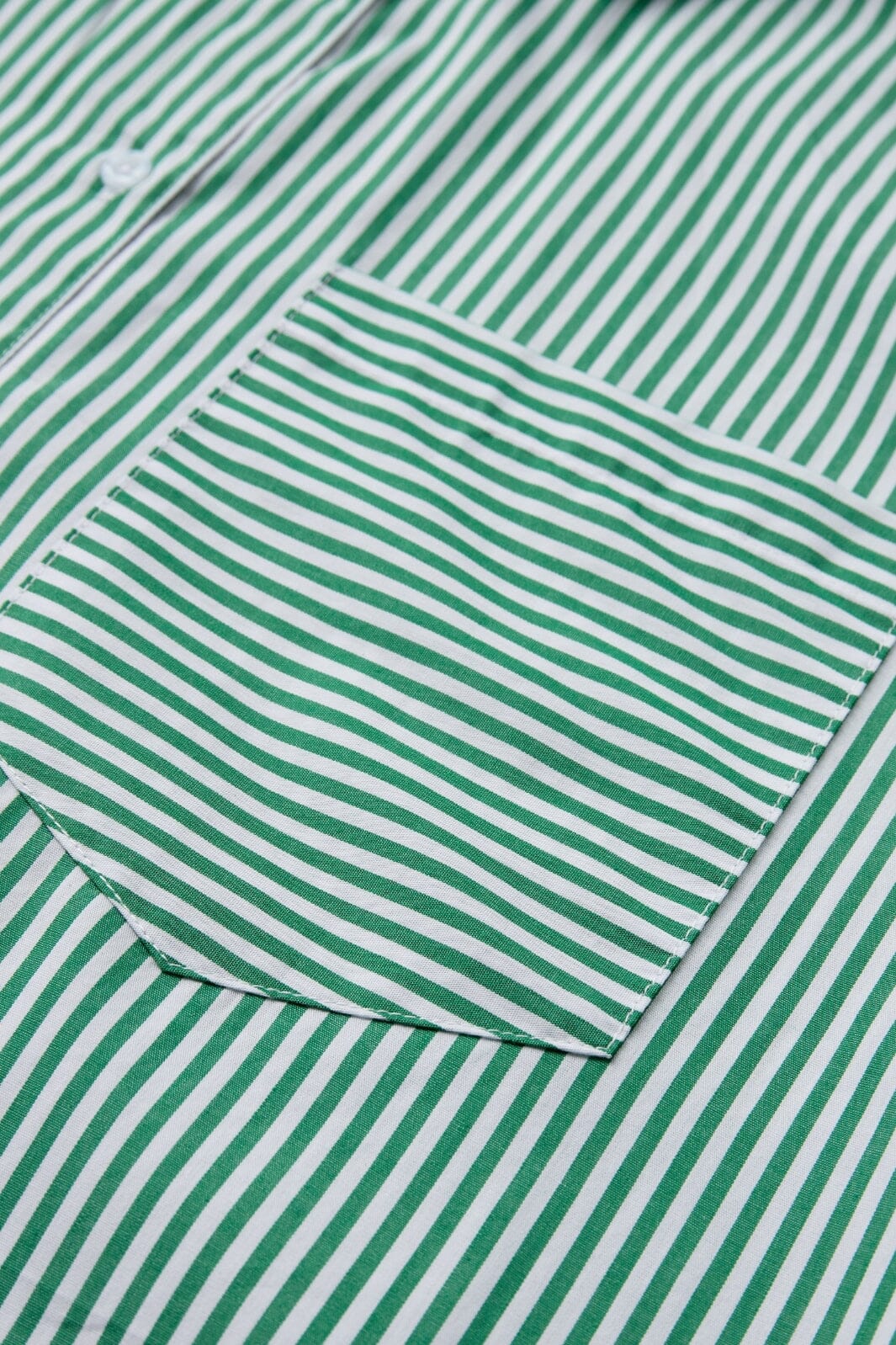 H2O - Rønne Essential Pajamas Shirt L/S 101018 - 7040 - Green/White