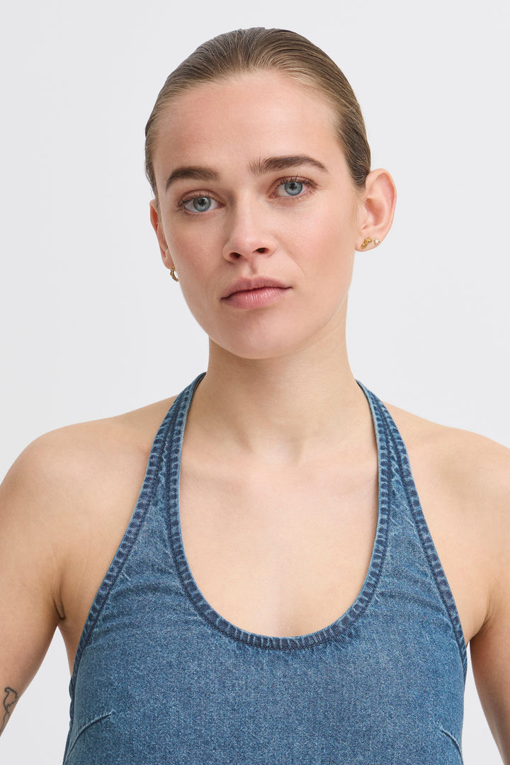 Forudbestilling - Ichi - Ihdallas Top 20123209 - 200339 - Medium Blue Toppe 