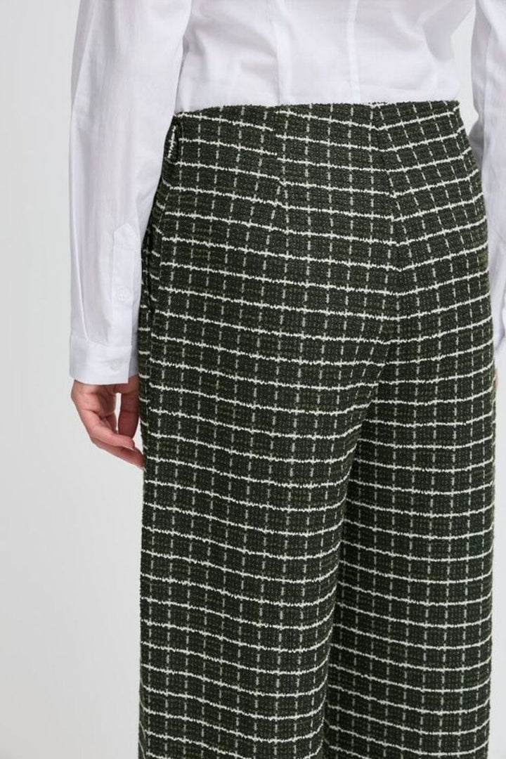 Ichi - Ihkate Cloule Pa 20124272 - 900000705 - Rifle Green Check