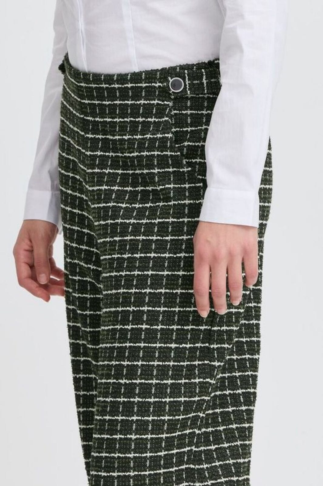Ichi - Ihkate Cloule Pa 20124272 - 900000705 - Rifle Green Check