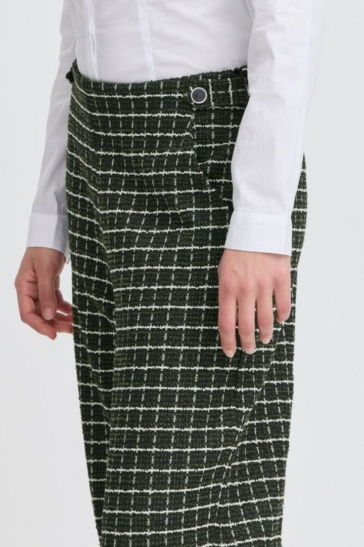 Ichi - Ihkate Cloule Pa 20124272 - 900000705 - Rifle Green Check