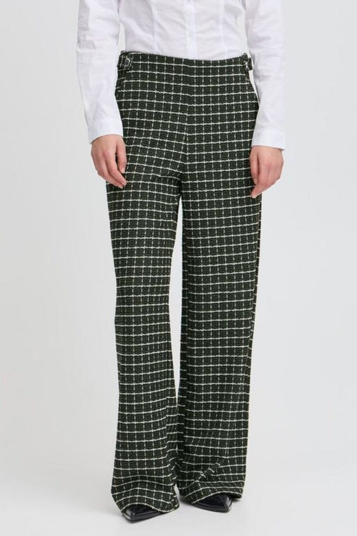 Ichi - Ihkate Cloule Pa 20124272 - 900000705 - Rifle Green Check