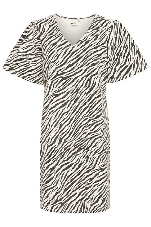 Forudbestilling - Ichi - Ixzebra Dr - 194008 Black Kjoler 