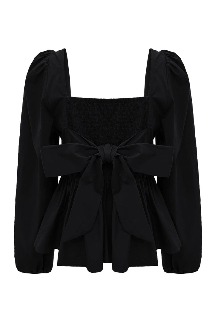 Forudbestilling - Liberte - Amber-Ls-Blouse - Black Bluser 