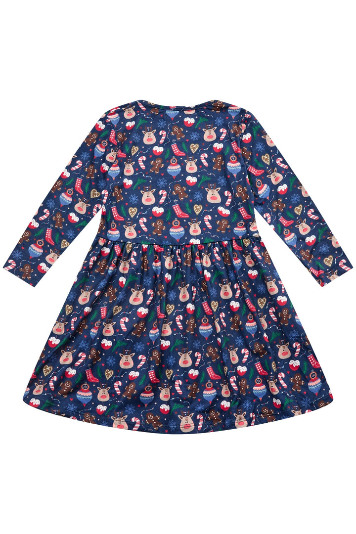 Forudbestilling - Liberte Ami - Alma-Ls-Babydoll-Dress (Kids) - Cookie X-Mas22 (November) Kjoler 