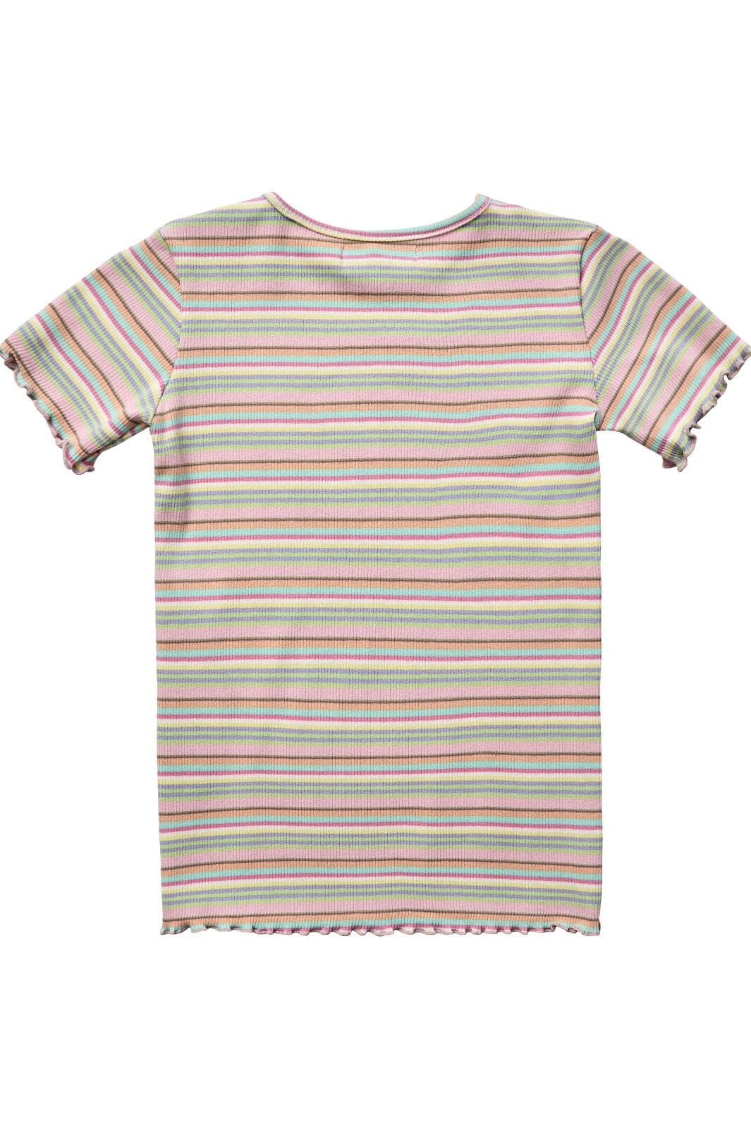 Forudbestilling - Liberte Ami - Natalia-Ss-Blouse-Kids - Multi Mint Stripe - (Maj) T-shirts 