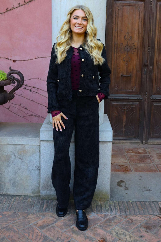 Forudbestilling - Liberte - Coco Wide Pants 22245 - Black