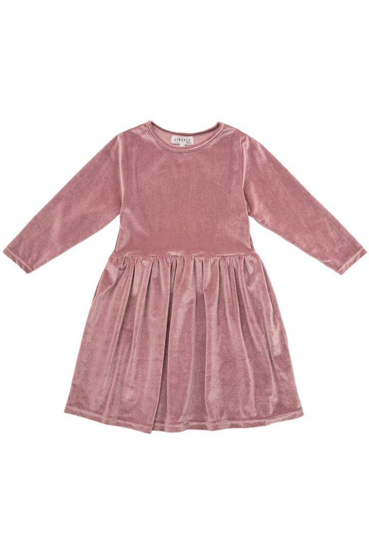 Forudbestilling - LIBERTÉ - Nalma LS Babydoll Dress (KIDS) - Rose (Midt November) Dresses 