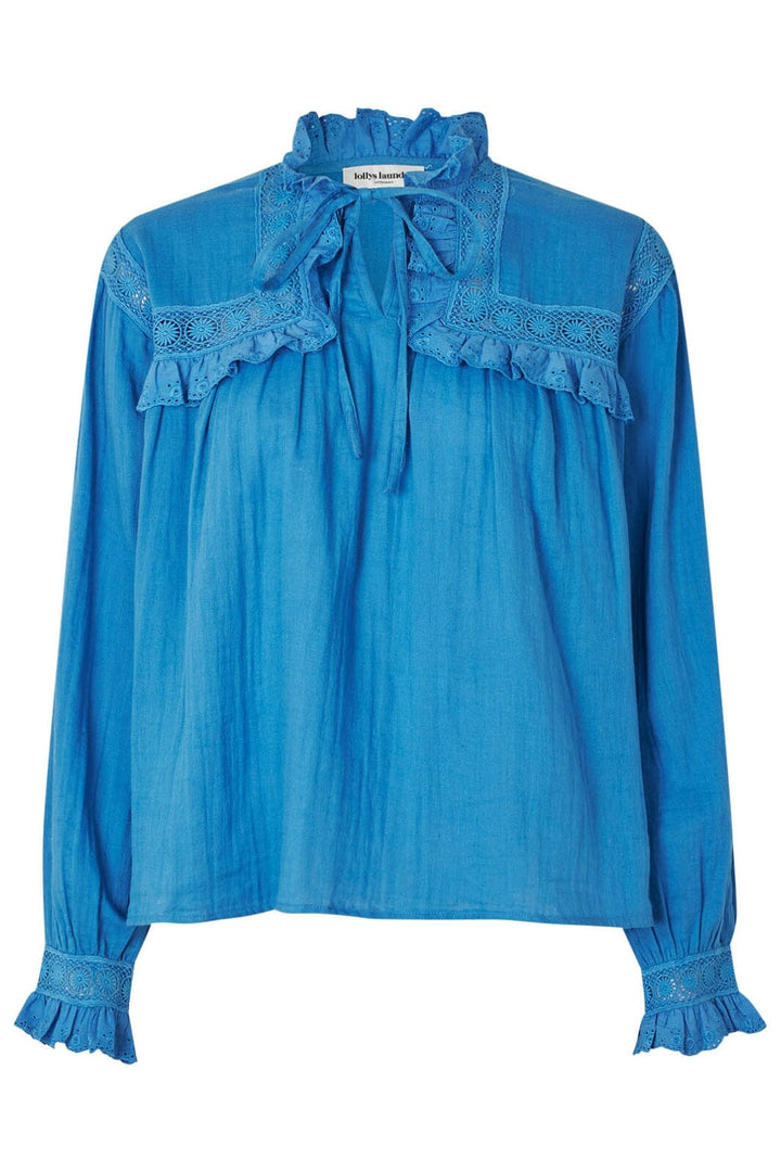 Forudbestilling - Lollys Laundry - Gemmall Shirt Ls25487-1069 - 97 Neon Blue Bluser 