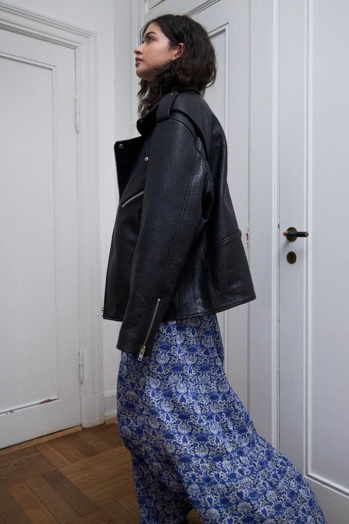 Lollys Laundry - Rayll Leather Jacket Os90042-6001 - 99 Black