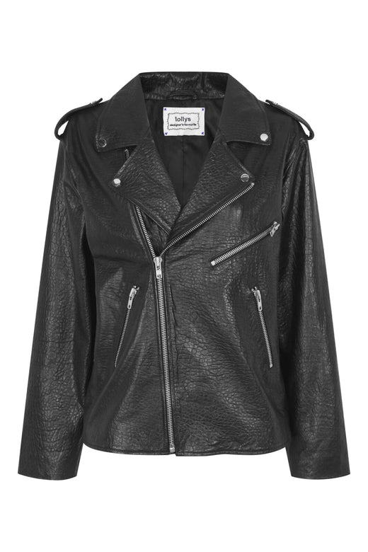 Lollys Laundry - Rayll Leather Jacket Os90042-6001 - 99 Black