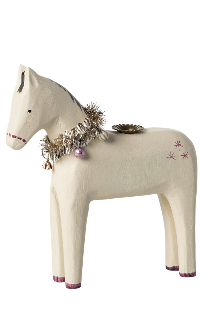 Forudbestilling - Maileg - Lysestage, Hest, Træ, Lille Jul 