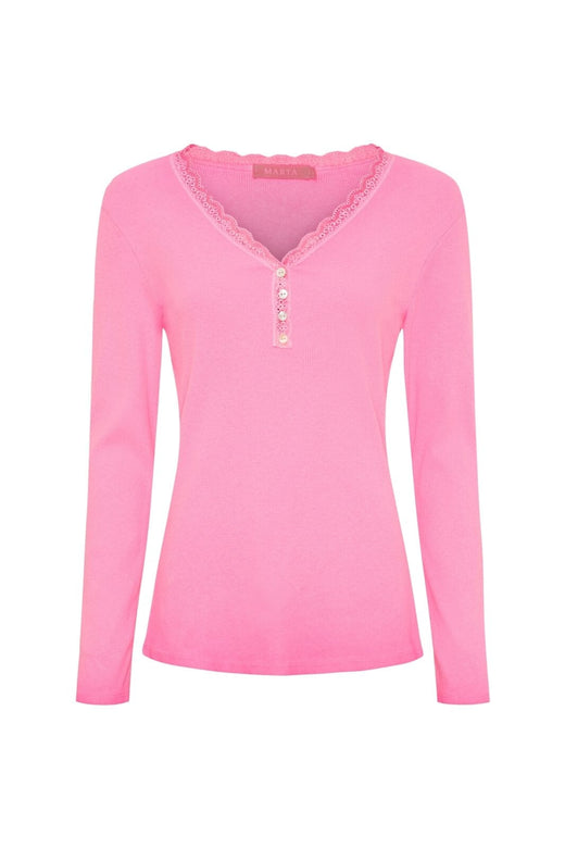 Marta Du Chateau - Mdccalista Ls Tee 2500 - Fuxia Neo
