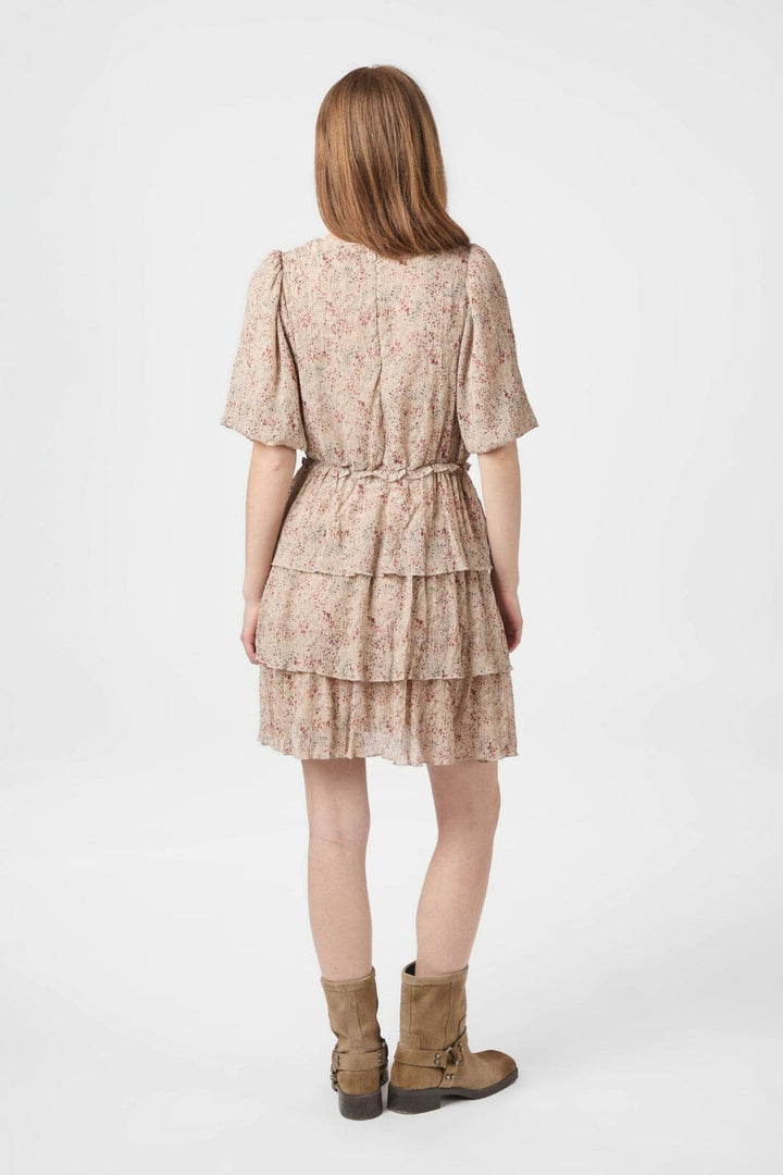 Forudbestilling - Neo Noir - Fedusa Summer Printed Dress 156858 - 213 - Sand