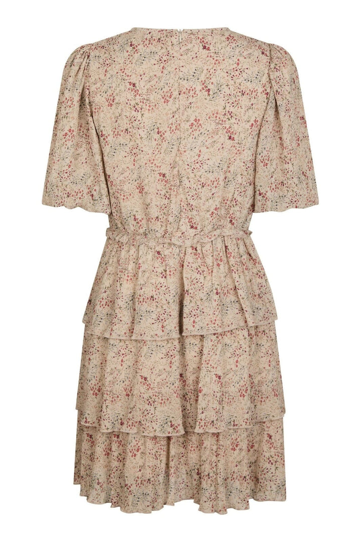 Forudbestilling - Neo Noir - Fedusa Summer Printed Dress 156858 - 213 - Sand