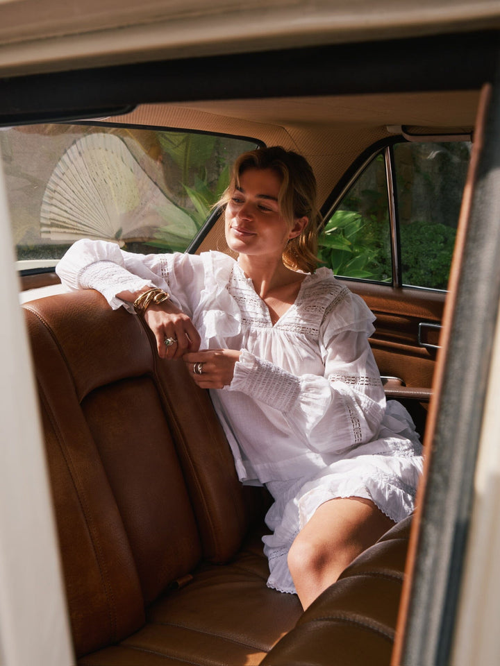 Forudbestilling - Neo Noir - Mauri S Voile Blouse 164698 - 120 - White Bluser 