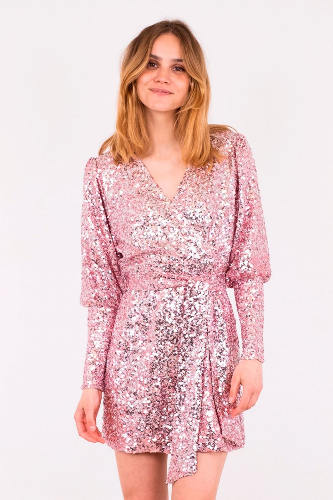 Forudbestilling - Neo Noir - Millie Sequins Dress - rose (Maj/Juni) Kjoler 