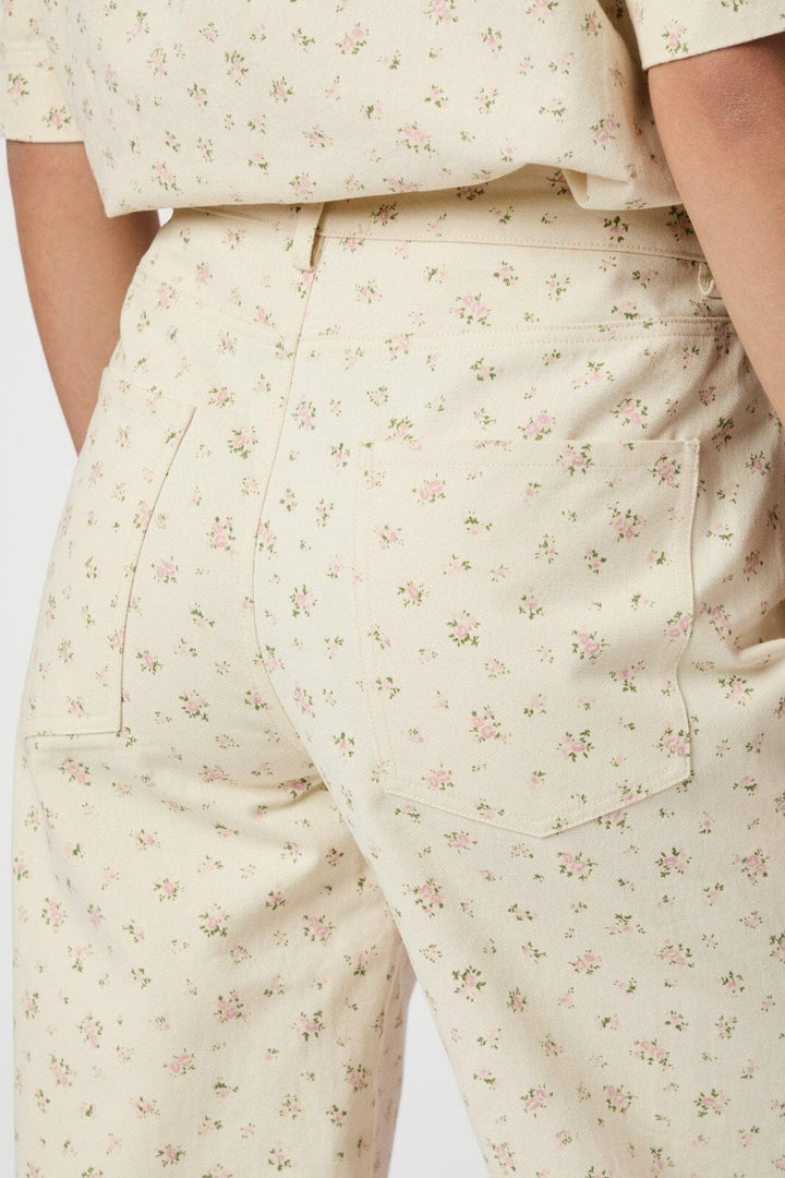 Neo Noir - Semba Floral Denim Pants 165228 - 121 - Off White