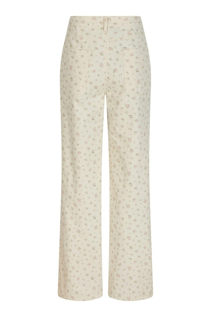 Neo Noir - Semba Floral Denim Pants 165228 - 121 - Off White