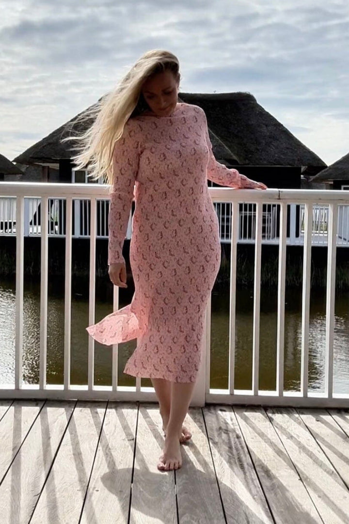 Forudbestilling - Neo Noir - Vogue Starling Dress 165874 - 165 - Rose Kjoler 