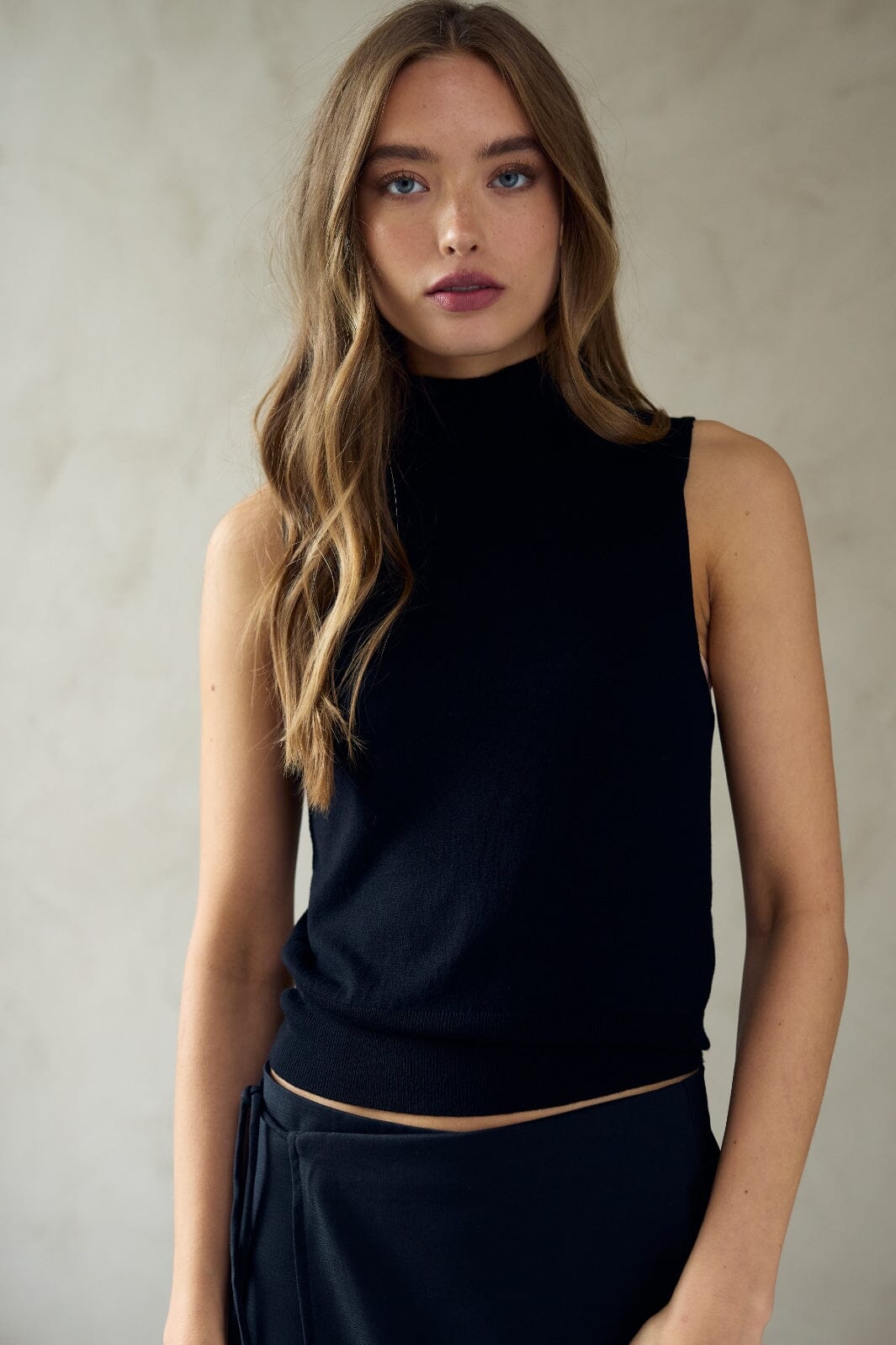 Forudbestilling - Noella - Keshia Knit Top - 004 Black