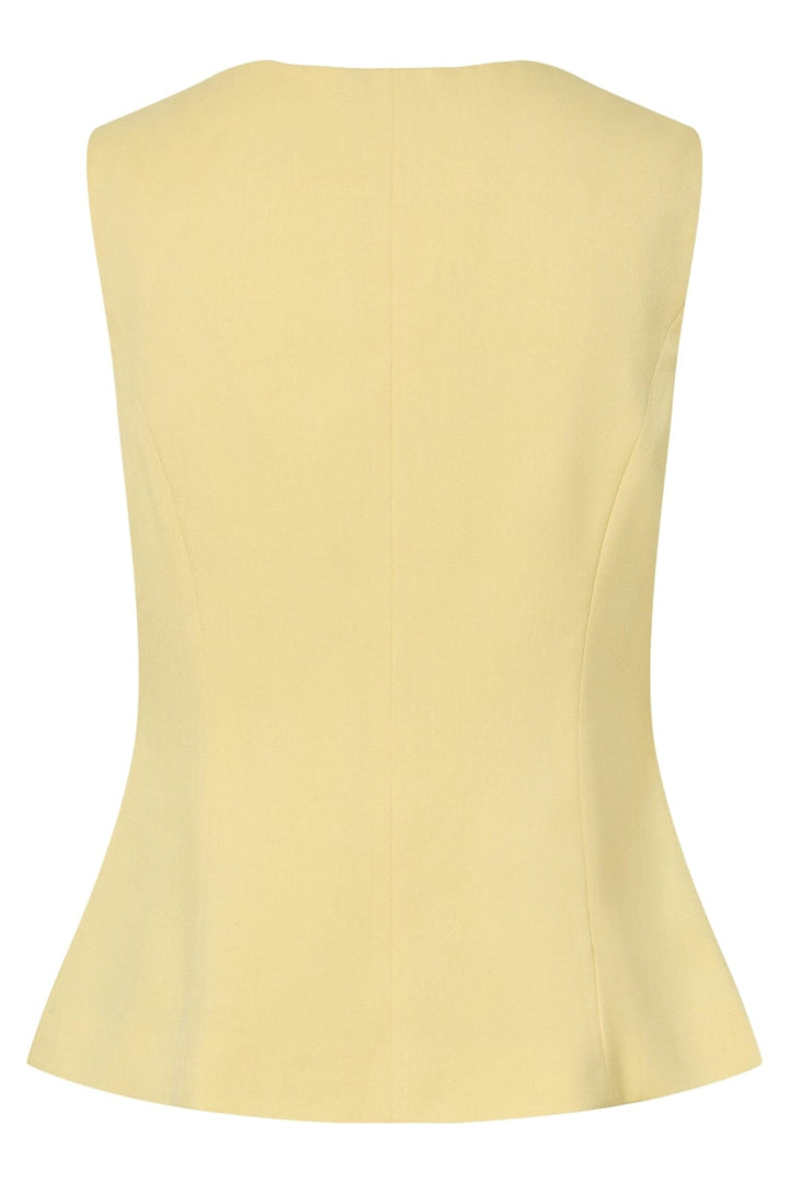 Pieces - Pcjoline Sl Boatneck Waistcoat - 4974697 French Vanilla