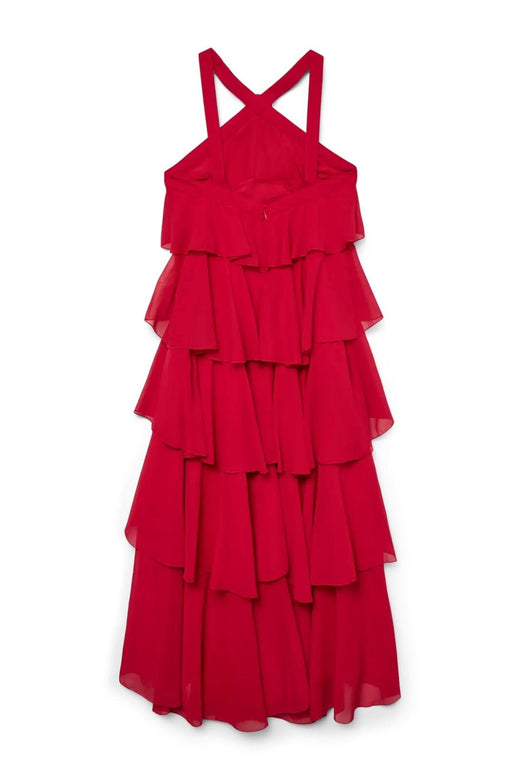 Forudbestilling - Vero Moda - Vmfelicia Sl Ruffle Maxi Dress - 4753512 Samba