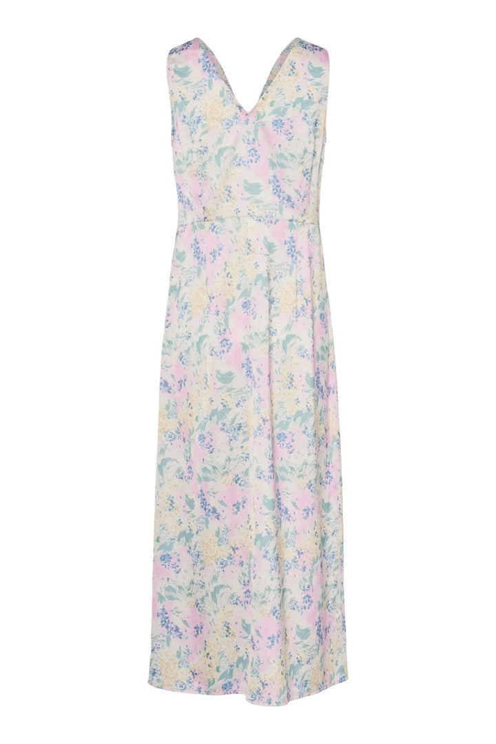 Forudbestilling - Y.A.S - Yaspella Sl Long Dress - 4851067 Gardenia Dottea Print
