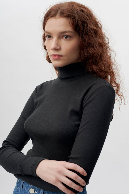 Gestuz - Drew Gz Is rollneck Noos - Black Bluser 