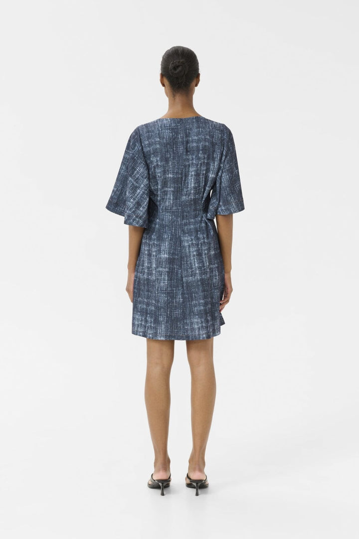 Gestuz - Gzdemia P Short Dress 10910411 - 107880 - Dark Denim Structure