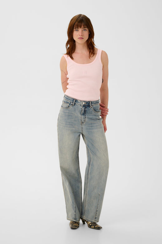 Gestuz - Gzdrew Logo Top 2.0 10910067 - 132808 - Ballet Slipper Toppe 