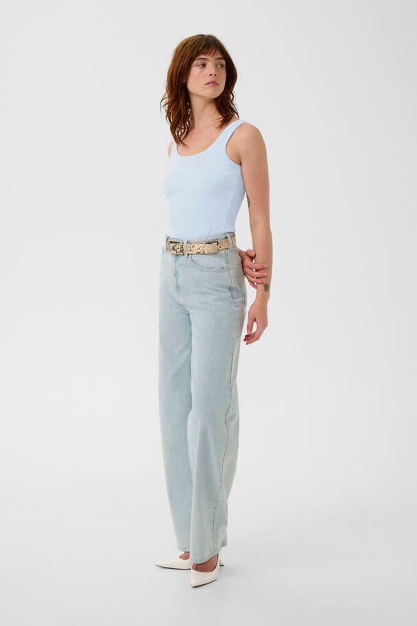 Gestuz - Gzdrew Logo Top 2.0 10910067 - 134016 - Blue Finch Toppe 