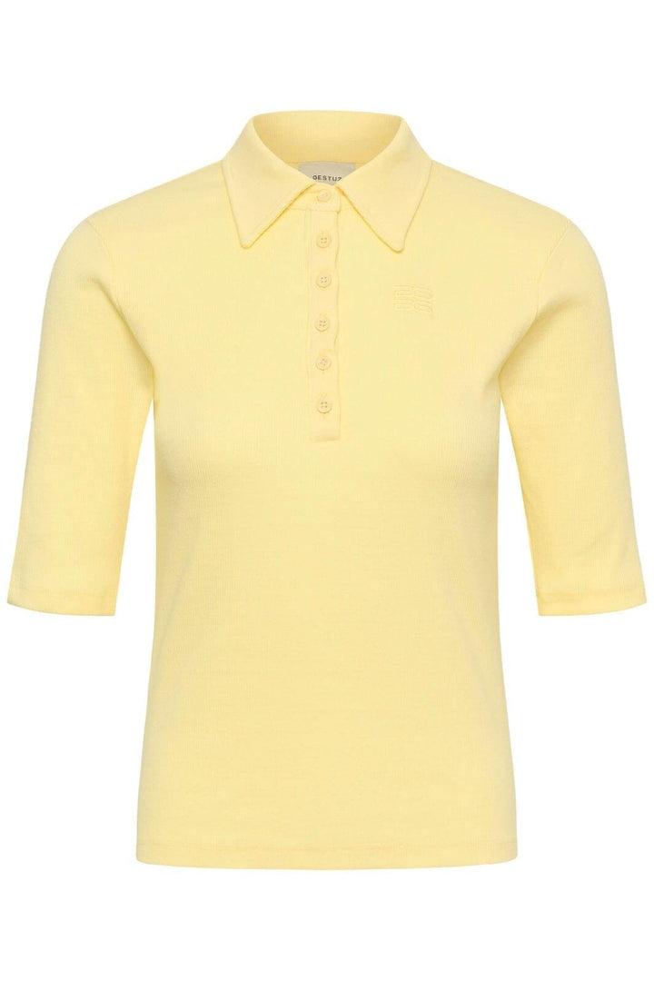 Gestuz - Gzdrew Polo Top 10910593 - 120722 - French Vanilla Toppe 