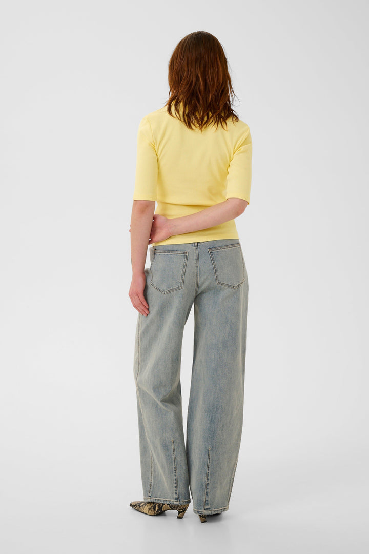 Gestuz - Gzdrew Polo Top 10910593 - 120722 - French Vanilla Toppe 