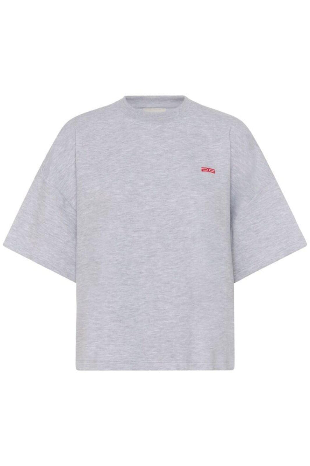 Gestuz - Gzgilsa Sweat Tee 10911090 - 108958 - Ultra Light Grey Mélange Sweatshirts 