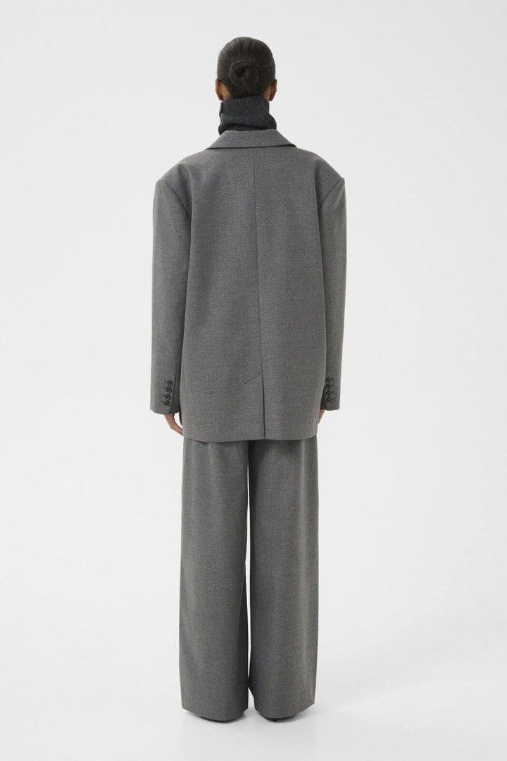 Gestuz - Gzpaula Melange Oz Blazer 10910493 - 100494 - Dark Grey Melange