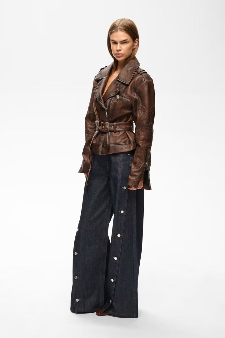 Gestuz - Gzpernille Jacket 10911980 - 1000234 - Brown/Black Effect Jakker 