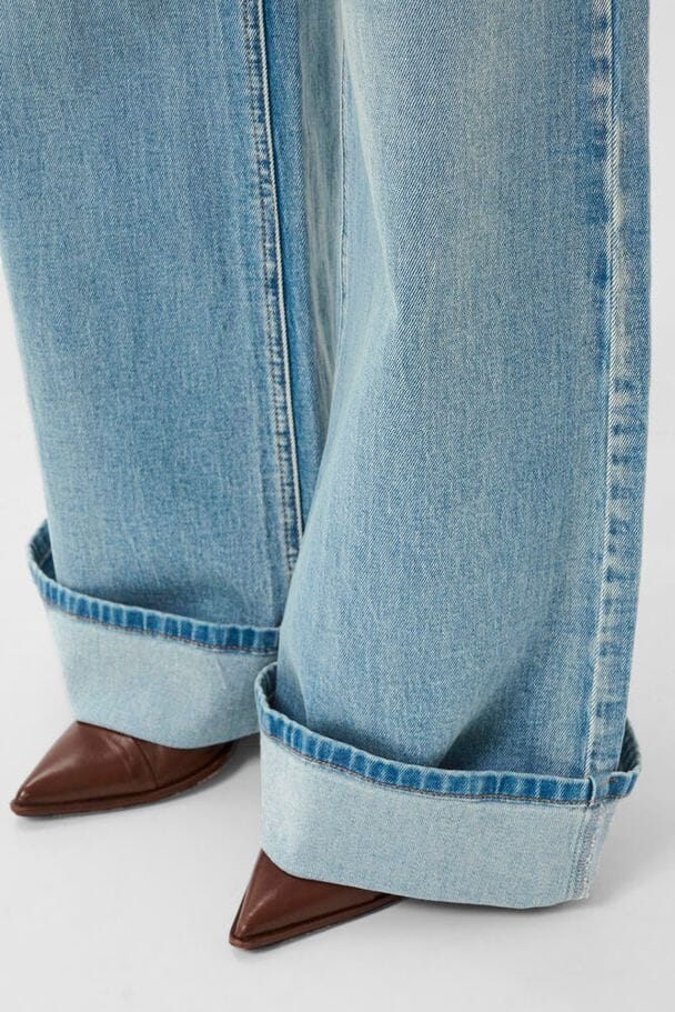 Gestuz - Gzsara Wide Jeans 10910809 - 104590 - Washed Blue Jeans 