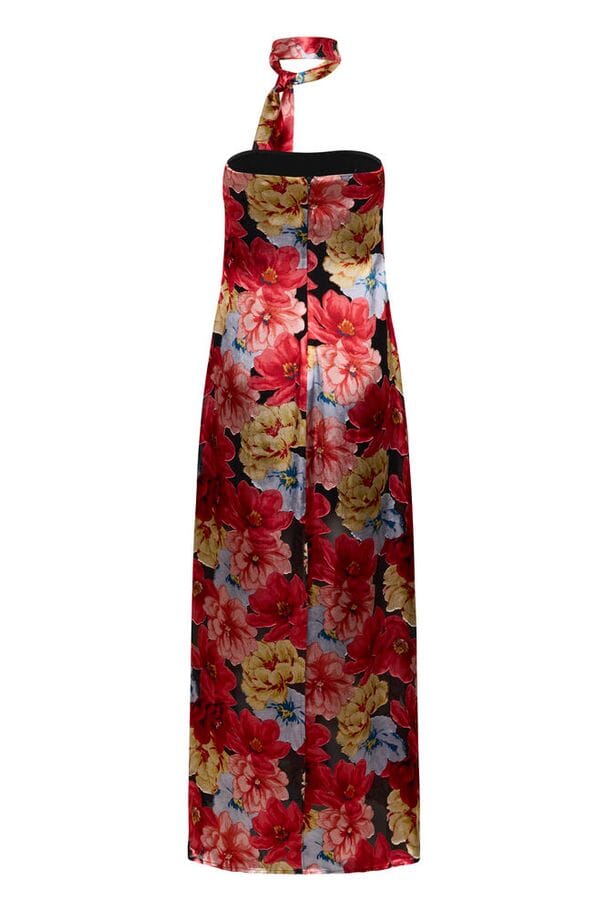 Gestuz - Gzsigrida P Silk Dress 10911030 - 109158 - Dessert Flower Multi Kjoler 