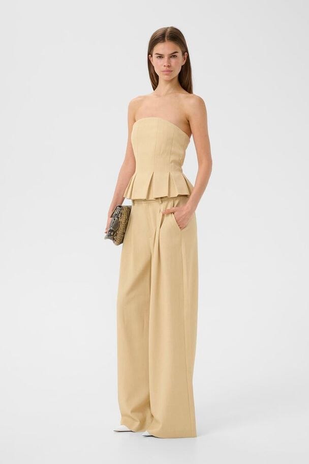 Gestuz - Gzstacy Pants 10911101 - 109221 - Pale Hay Melange Bukser 