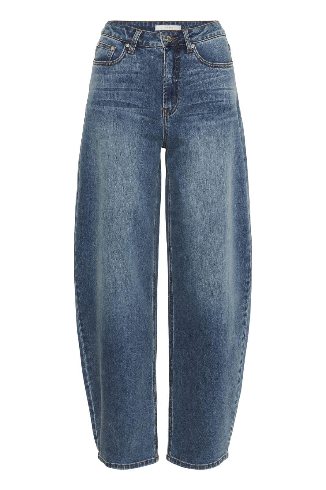 Gestuz - Gzviva Baggy Jeans 10910574 - 108303 - Vintage Blue Denim Jeans 